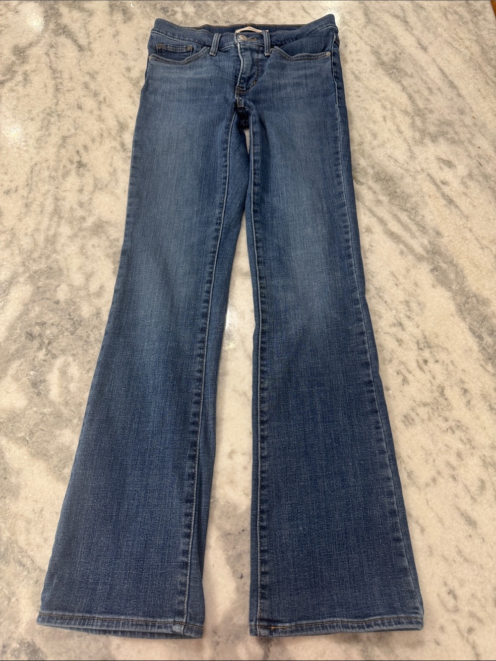Levi's Women's Medium Blue Flare Jeans